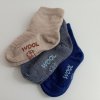 Kojenecké ponožky MERINO vlna, modré, tenké