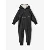 Batolecí softshellová kombinéza s beránkem , černá žíhaná
