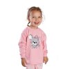 Dětské pyžamo myška s růžovou mašlí, dlouhý rukáv