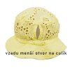 Dívčí letní klobouk, žlutý