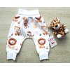 Elastické rostoucí kalhoty teplákovina, zvířátka Safari