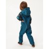 Batolecí softshellová kombinéza s fleecem Mini, Kobaltová, Dinosauři
