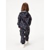 Batolecí softshellová kombinéza s fleecem Mini, Černá, Květiny