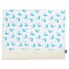 Dětská merino deka biobavlna – aqua delfín 70x100cm
