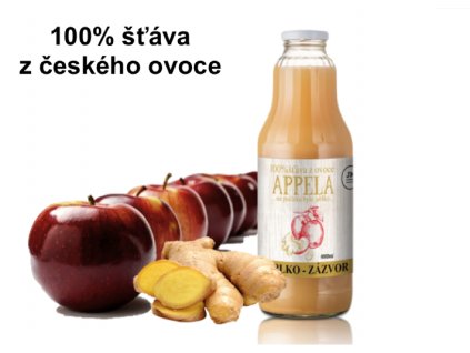 apela jablko zázvor litr a