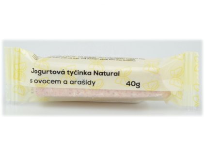 jogurtová tyčinka ovoce arašídy a