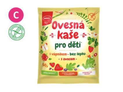 kaše dětská oves ovoce