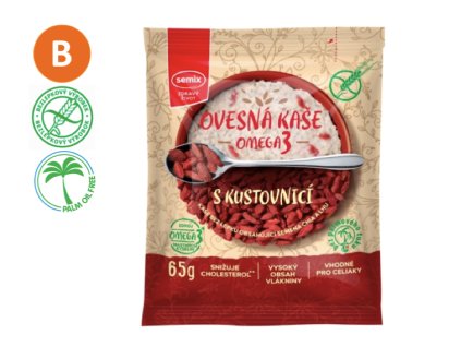 kaše ovesná omega3