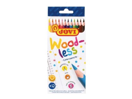 JOVI pastelky nedřevěné 12 ks a
