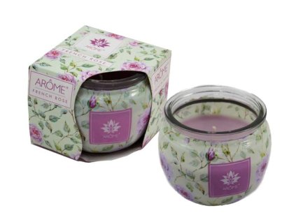 svíčka barevná french rose a