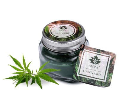 svíčka floral cannabis