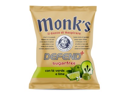 monks zelený čaj a citron a