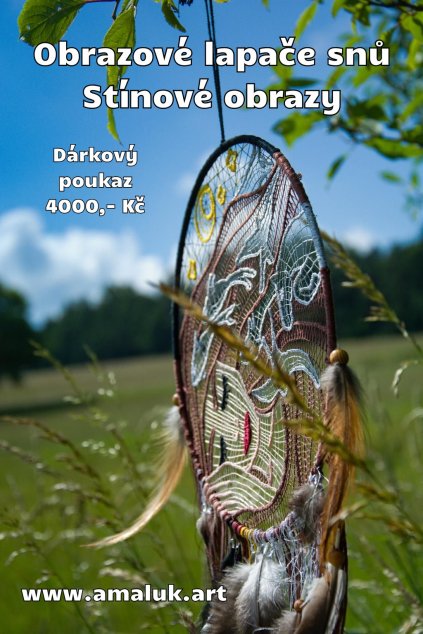 Dárkový poukaz na www.amaluk.art v hodnotě 4000, Kč