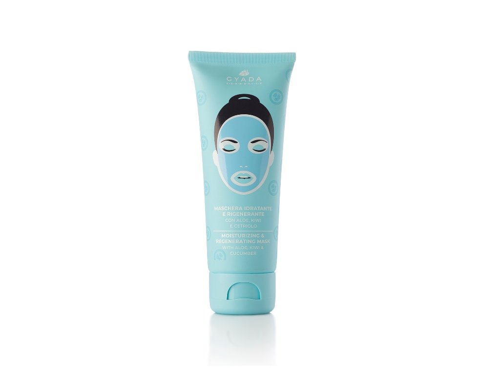 Hydratační maska na obličej s okourkou, kiwi a slézem eshop s přírodní kosmetiou Amande Lux