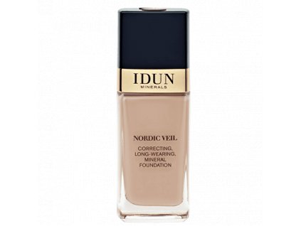 Liquid Foundation Nordic Veil INGRID tekutý makeup s plným krytím Idun Minerals