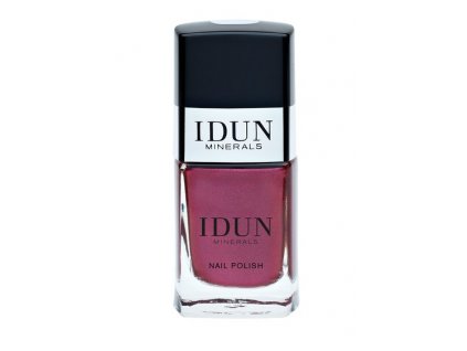 IDUN Nailpolish Almandin minerální vegan lak na nehty švédská kosmetika pro citlivou pleť prodávaná v lékárnách Idun Minerals