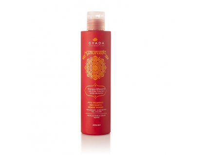 Ajurvédský rozjasňující šampón s kyselinou hyaluronovou pro červené vlasy eshop s nejprodávanější přírodní kosmetikou Amande Lux