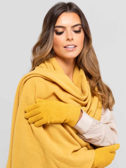 Medovo zlty damsky sal Kamea 01