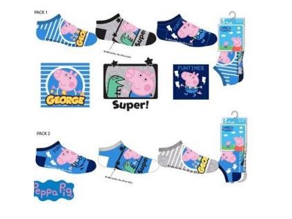 Kotníčkové ponožky 3 pack PEPPA PIG