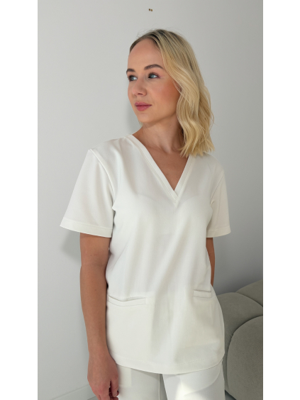 Dámsky zdravotnícky top Lana – White