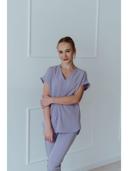Dámsky zdravotnícky top Slavca – Lilac