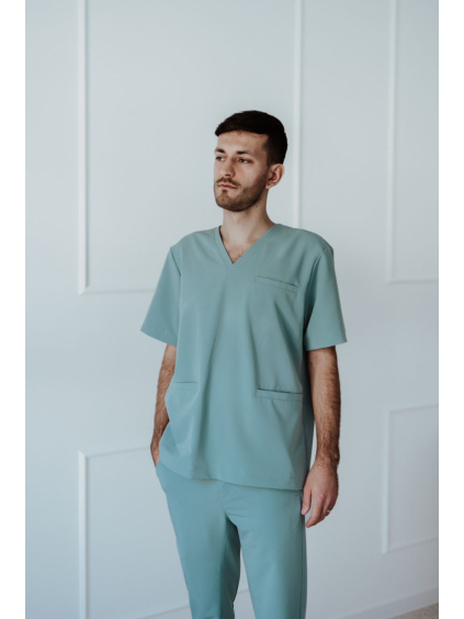 Pánsky zdravotnícky top Marco – Blue ice