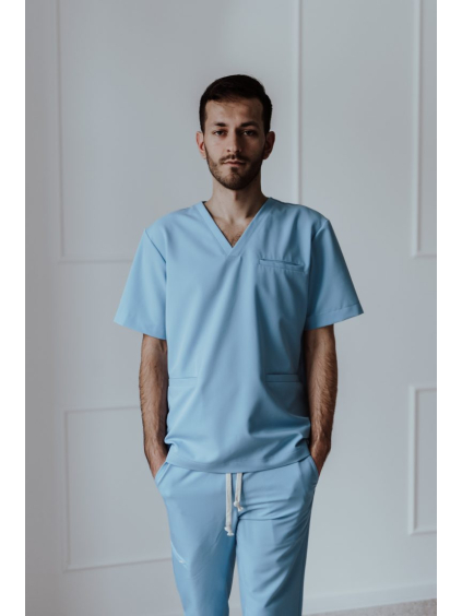 Pánsky zdravotnícky top Marco – Blue sky