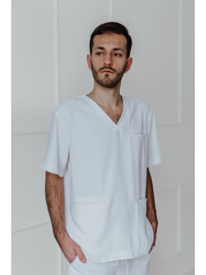 Pánsky zdravotnícky top Marco – White
