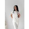 Dámsky zdravotnícky top Claudia – white