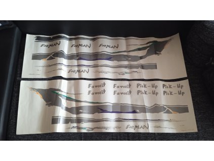 dobové polepy Škoda Favorit, Forman, Pick Up Z 01 508 010