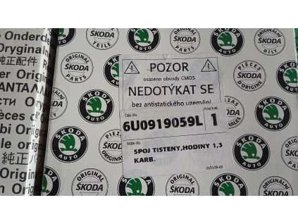 tištěný spoj Škoda Felicia 1.3 karburátor hodiny -12/97 6U0919059L