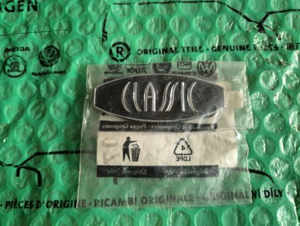 nápis na blatník Škoda Fabia I (6Y) "CLASSIC" 6Y0853431E FXC