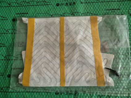 vyhřívání předního sedadla (sedáku) s látkovým čalouněním Škoda Superb III (3V) 3V0963555E