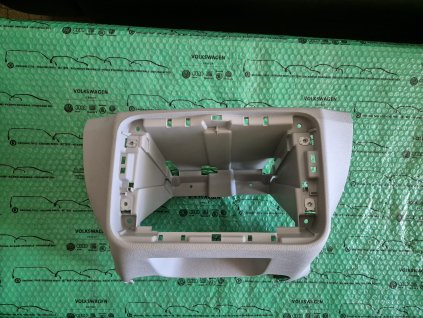 držák spínačů 2DIN Škoda Fabia II (5J), Roomter (5J) šedo stříbrný 5J1858089C M48 , 5J1858089CM48