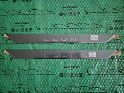 přední dekorativní a ochranné prahové lišty z nerez oceli Seat Leon od 2012 5F0071691C