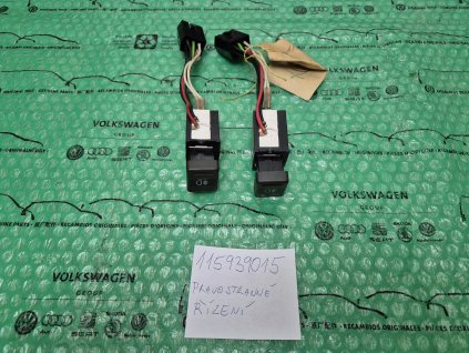 spínač zadních mlhovek Škoda Favorit hnědý do 12/92, pravostranné řízení 115939015