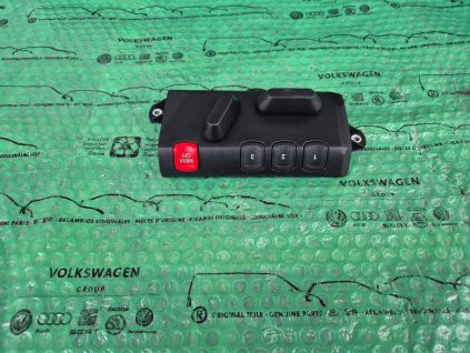 spínač pro nastavení levého předního sedadla s pamětí saténově černá Škoda Octavia I (1U), Superb I (3U) 3B0959765A 01C