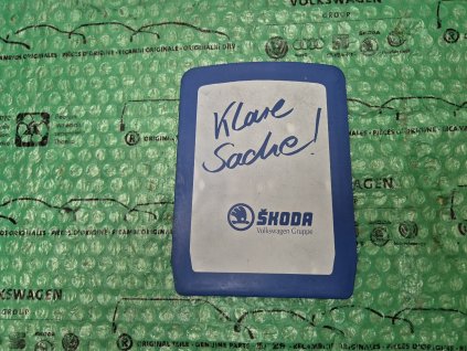 parkovací hodiny se škrabkou na led Škoda II