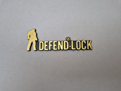 dobový samolepící znak na dveře kufru DEFEND-LOCK