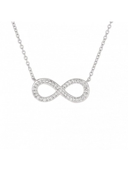 Stříbrný Infinity náhrdelník