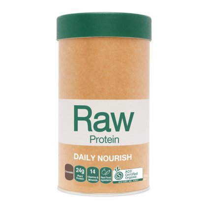 Raw Protein Daily Nourish Choc 500g Front