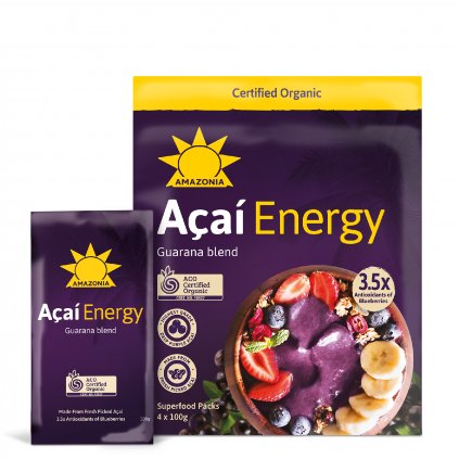 Acai Energy Pouch+Sachet 4x100g FRONT WEB