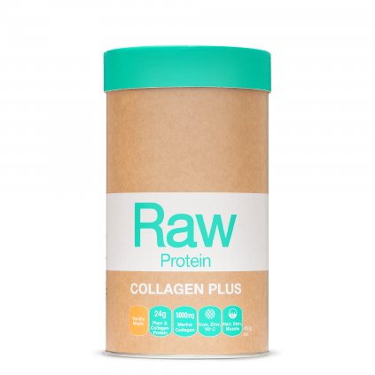 Raw Protein Collagen Plus Maple Vanilla 450g FRONT WEB