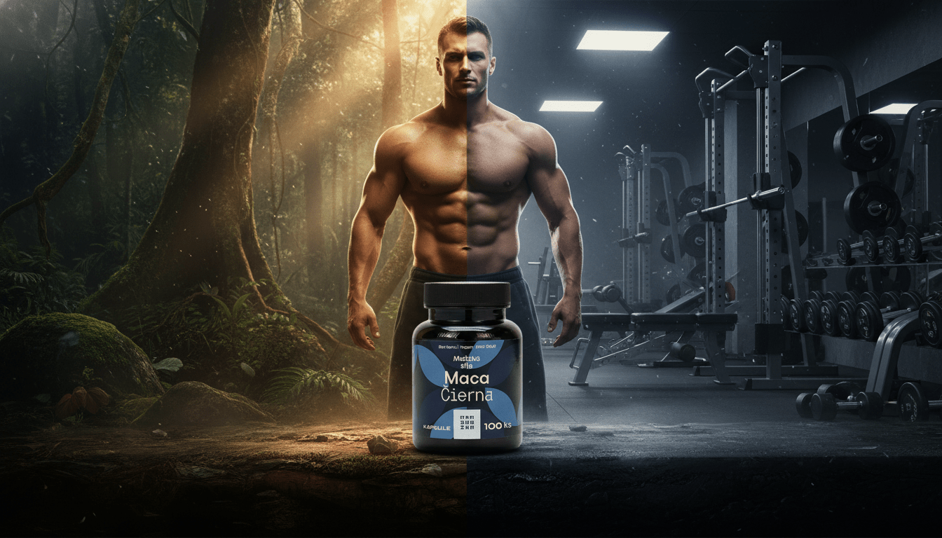 Maca čierna - kapsule pre mužskú silu