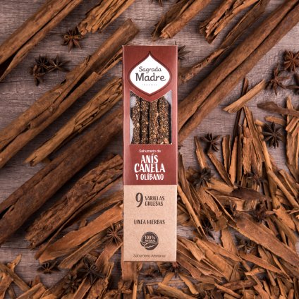 Vonné tyčinky Sagrada Madre anýz skořice kadidlo
