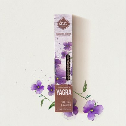 Vonné tyčinky Sagrada Madre yagra fialky a levandule