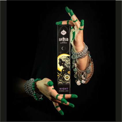 Vonné tyčinky INDIA Black Sagrada Madre - NOC - Věčná láska