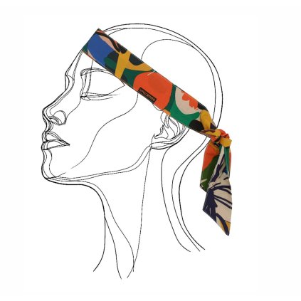 Jungle Mind band čelenka Upclothed zavázaná