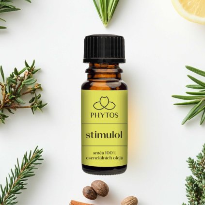 Stimulol – směs 100% esenciálních olejů s přírodní dekorací
