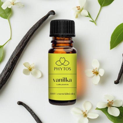 100% esenciální olej Vanilka s vanilkovými lusky